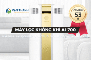 Máy lọc không khí AI-700 – Giải pháp làm sạch không khí tối ưu cho không gian sống hiện đại