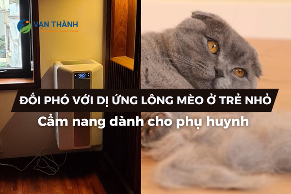 Biện pháp giảm dị ứng lông mèo ở trẻ nhỏ